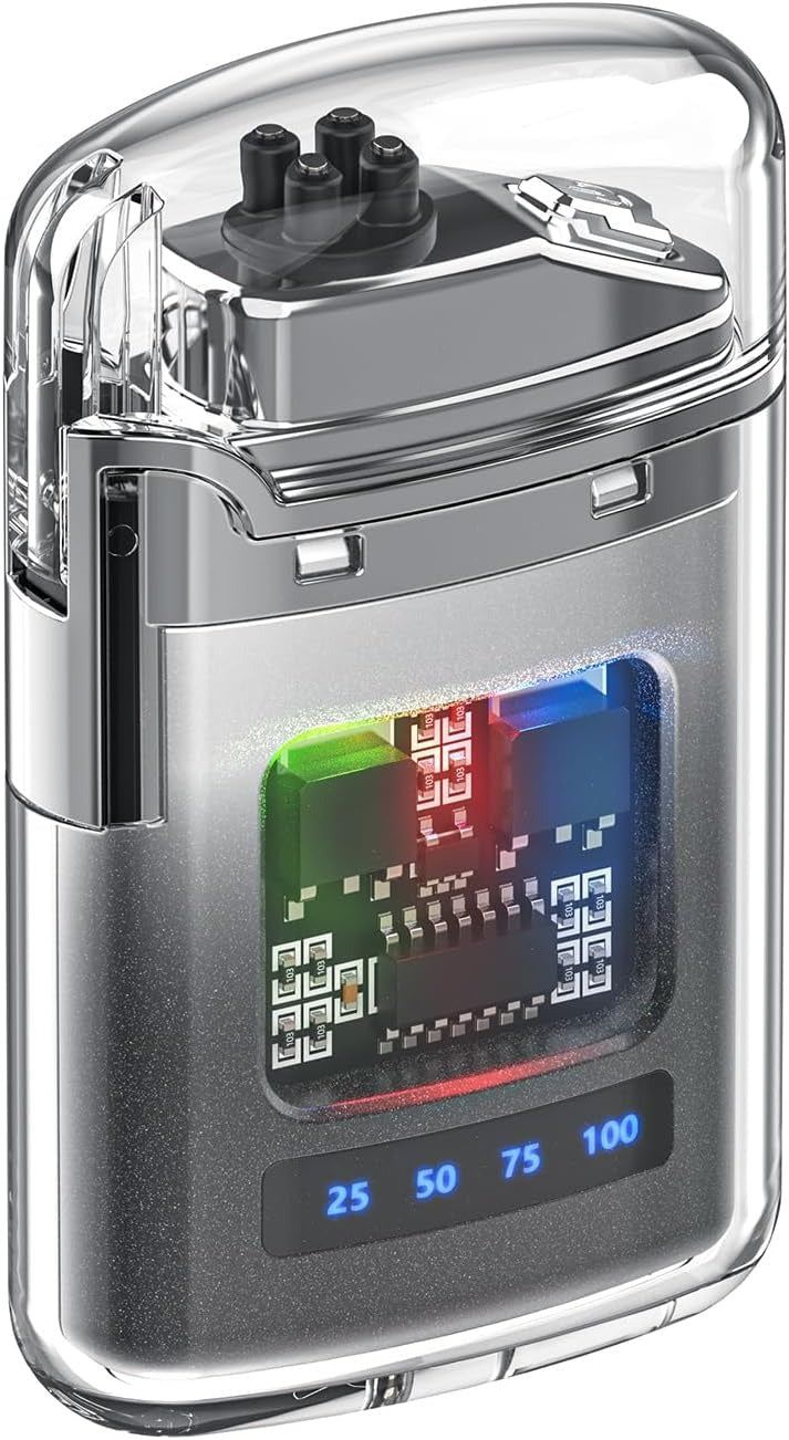 VVAY Electric Arc Lighter – Rechargeable USB-C Windproof Flameless Plasma Lighter with Dual Arc Technology