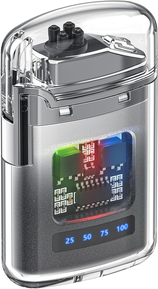 VVAY Electric Arc Lighter – Rechargeable USB-C Windproof Flameless Plasma Lighter with Dual Arc Technology