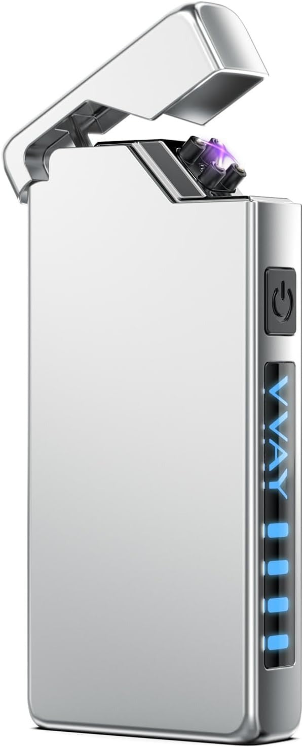VVAY Electric Arc Lighter – Rechargeable USB-C Windproof Flameless Plasma Lighter with Dual Arc Technology